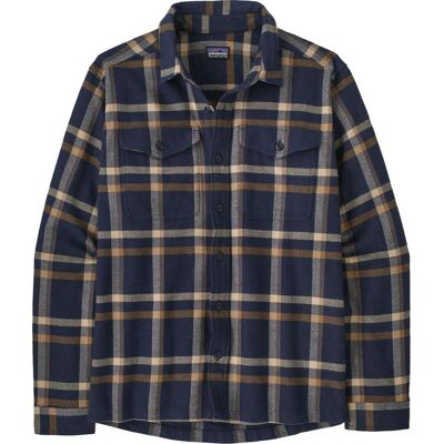 Patagonia Men's Fjord Flannel Shirt Crossing: New Navy XL Patagonia Men's Fjord Flannel Shirt Crossing: New Navy XL