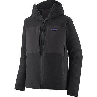 Patagonia Men's R2 TechFace Hoody Black M Patagonia Men's R2 TechFace Hoody Black M