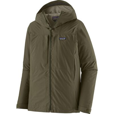 Patagonia Men's Insulated Boulder Fork Rain Jacket Basin Green M Patagonia Men's Insulated Boulder Fork Rain Jacket Basin Green M