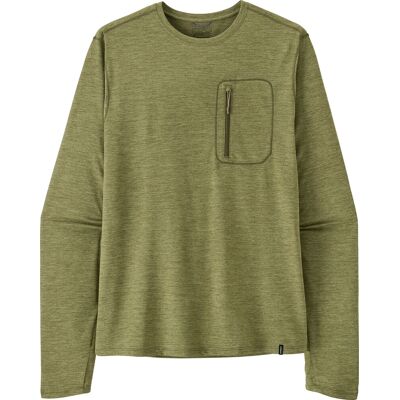 Patagonia Men's Long Sleeved Capilene Cool Sun Shirt Caper Green - Buckhorn Green X-dye S Patagonia Men's Long Sleeved Capilene Cool Sun Shirt Caper Green - Buckhorn Green X-dye S