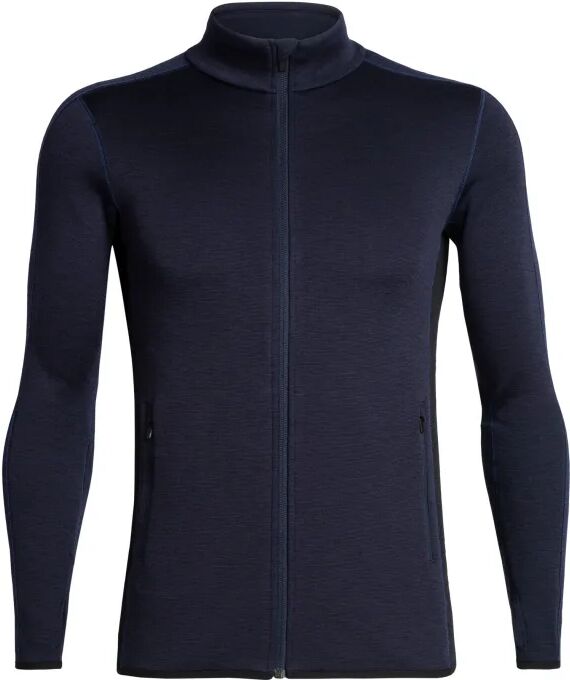 Icebreaker Men's Elemental LS Zip Blå