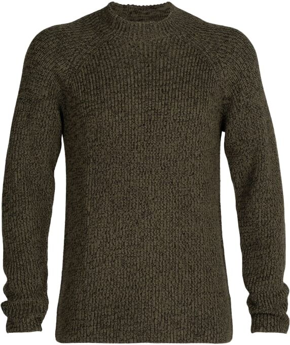 Icebreaker Men's Merino Hillock Funnel Neck Sweater Grønn