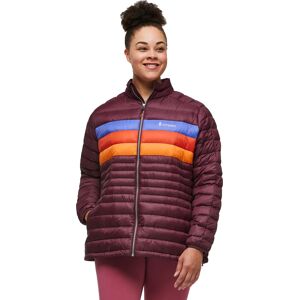 Cotopaxi Women's Fuego Down Jacket Wine Stripes M Cotopaxi Women's Fuego Down Jacket Wine Stripes M