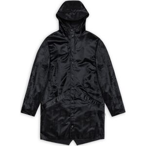 Rains Unisex Long Jacket Coal L Rains Unisex Long Jacket Coal L