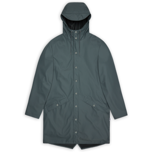 Rains Unisex Long Jacket Dark Grey XL Rains Unisex Long Jacket Dark Grey XL