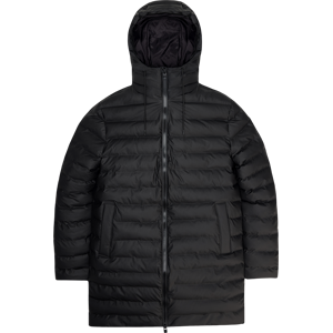 Rains Unisex Lohja Long Puffer Jacket W3T3 Black XL Rains Unisex Lohja Long Puffer Jacket W3T3 Black XL