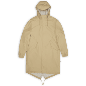 Rains Unisex Fishtail Parka Sand S Rains Unisex Fishtail Parka Sand S