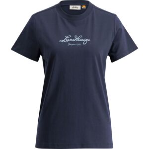 Lundhags Women's Järpen Logo T-shirt Deep Blue S Lundhags Women's Järpen Logo T-shirt Deep Blue S
