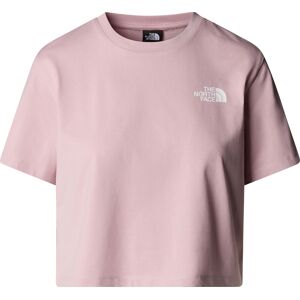 The North Face Women's Cropped Simple Dome T-Shirt Metal Pink XL The North Face Women's Cropped Simple Dome T-Shirt Metal Pink XL