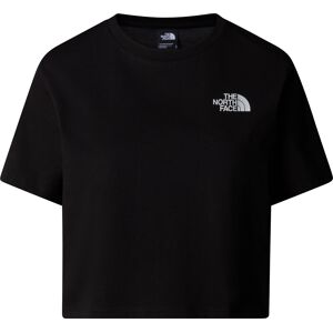 The North Face Women's Cropped Simple Dome T-Shirt TNF Black XL The North Face Women's Cropped Simple Dome T-Shirt TNF Black XL
