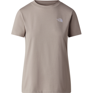 The North Face Women's Evolution Simple Dome Slim Short Sleeve T-Shirt Stone Slab XS The North Face Women's Evolution Simple Dome Slim Short Sleeve T-Shirt Stone Slab XS