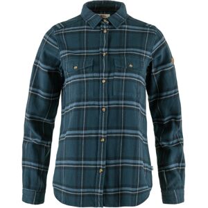 Fjällräven Women's Övik Heavy Flannel Shirt Indigo Blue-Dark Navy XS Fjällräven Women's Övik Heavy Flannel Shirt Indigo Blue-Dark Navy XS