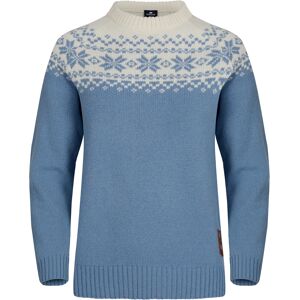 Gridarmor Women’s Snøkrystall Round Neck Ullgenser Light Blue/White L Gridarmor Women’s Snøkrystall Round Neck Ullgenser Light Blue/White L