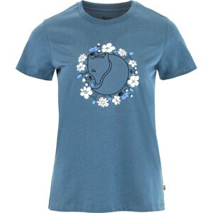 Fjällräven Women's Fjällblomster Fox T-Shirt Dawn Blue M Fjällräven Women's Fjällblomster Fox T-Shirt Dawn Blue M