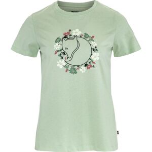 Fjällräven Women's Fjällblomster Fox T-Shirt Soft Jade XS Fjällräven Women's Fjällblomster Fox T-Shirt Soft Jade XS