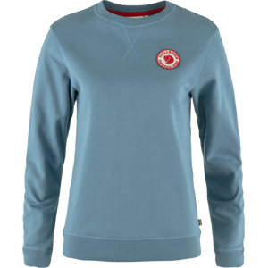 Fjällräven Women's 1960 Logo Badge Sweater Dawn Blue S Fjällräven Women's 1960 Logo Badge Sweater Dawn Blue S