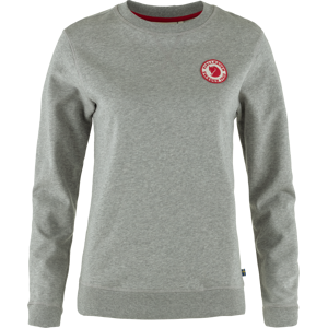 Fjällräven Women's 1960 Logo Badge Sweater Grey-Melange S Fjällräven Women's 1960 Logo Badge Sweater Grey-Melange S