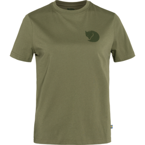 Fjällräven Women's Fox Boxy Logo Tee Green S Fjällräven Women's Fox Boxy Logo Tee Green S