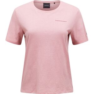 Peak Performance Women's Explore Logo Tee Warm Blush S Peak Performance Women's Explore Logo Tee Warm Blush S