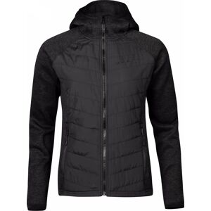 Halti Women's Streams Hybrid Knit Layer Jacket Black Melange 34 Halti Women's Streams Hybrid Knit Layer Jacket Black Melange 34