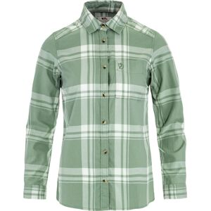 Fjällräven Women's Övik Lite Flannel Shirt Misty Green-eggshell S Fjällräven Women's Övik Lite Flannel Shirt Misty Green-eggshell S