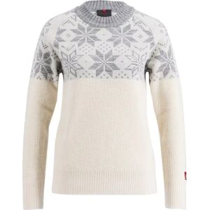 Ulvang Women's Rav Kiby Roundneck Vanilla/Grey Melange L Ulvang Women's Rav Kiby Roundneck Vanilla/Grey Melange L