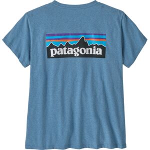 Patagonia Women's P-6 Logo Responsibili-Tee Shore Blue S Patagonia Women's P-6 Logo Responsibili-Tee Shore Blue S