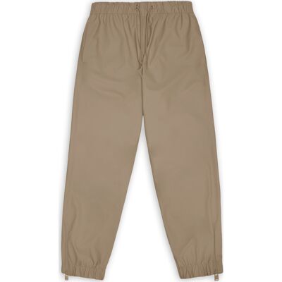 Rains Unisex Pants Regular Beige XS Rains Unisex Pants Regular Beige XS