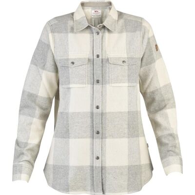 Fjällräven Women's Canada Shirt Longsleeve Fog/Chalk White S Fjällräven Women's Canada Shirt Longsleeve Fog/Chalk White S