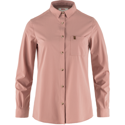 Fjällräven Women's Övik Lite Shirt Long Sleeve Dusty Rose M Fjällräven Women's Övik Lite Shirt Long Sleeve Dusty Rose M