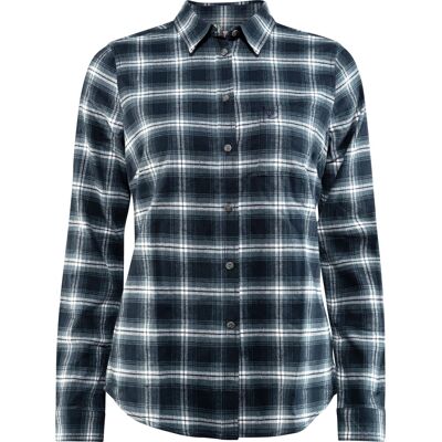 Fjällräven Women's Övik Flannel Shirt Dark Navy XS Fjällräven Women's Övik Flannel Shirt Dark Navy XS