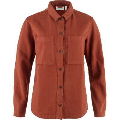Fjällräven Women's Singi Flannel Overshirt Autumn Leaf M Fjällräven Women's Singi Flannel Overshirt Autumn Leaf M