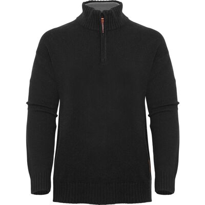 Gridarmor Women's Snøkrystall Solid Hz Ullgenser Black Beauty XL Gridarmor Women's Snøkrystall Solid Hz Ullgenser Black Beauty XL
