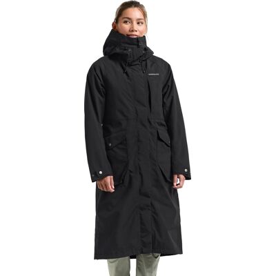 Didriksons Women's Louise Parka Long Black 48 Didriksons Women's Louise Parka Long Black 48
