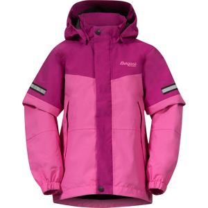 Bergans Kids' Lilletind Jacket Ibis Rose/Fandango Purple 92, Ibis Rose/Fandango Purple