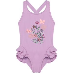 Color Kids Kids' Swimsuit With Application Lavender Mist 104 Color Kids Kids' Swimsuit With Application Lavender Mist 104
