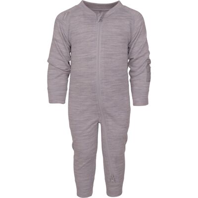 Lindberg Kids' Merino Overall Grey Melange 98/104 Lindberg Kids' Merino Overall Grey Melange 98/104