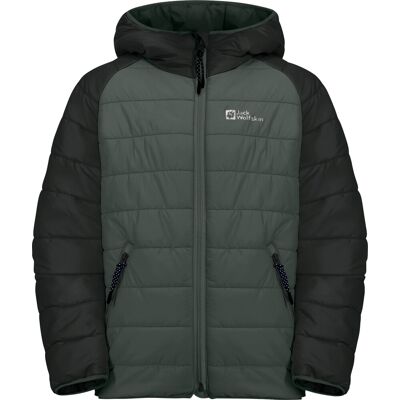 Jack Wolfskin Kids' Zenon Jacket Slate Green/Black 116 Jack Wolfskin Kids' Zenon Jacket Slate Green/Black 116