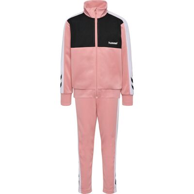 Hummel Hmljr Colorblock Tracksuit Bridal Rose 116 Hummel Hmljr Colorblock Tracksuit Bridal Rose 116
