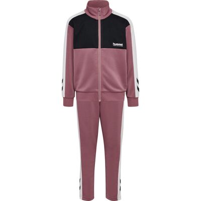 Hummel Hmljr Colorblock Tracksuit Wistful Mauve 116 Hummel Hmljr Colorblock Tracksuit Wistful Mauve 116