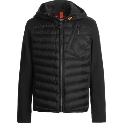 Parajumpers Kids' Nolan Hybrid Jacket Black L Parajumpers Kids' Nolan Hybrid Jacket Black L