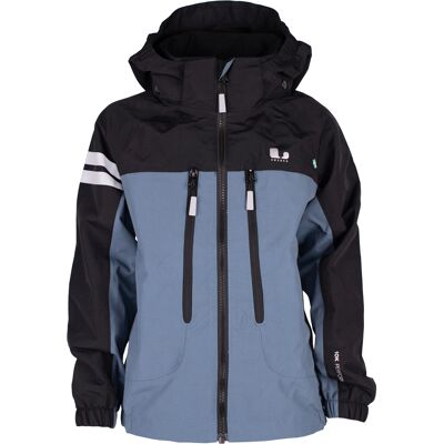 Lindberg Kids' Lingbo Shell Jacket Black/blue 120 Lindberg Kids' Lingbo Shell Jacket Black/blue 120
