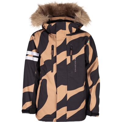 Lindberg Kids' Colden Jacket Beige/black 120 Lindberg Kids' Colden Jacket Beige/black 120