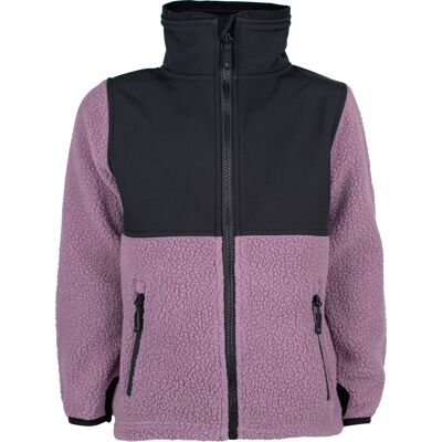 Lindberg Kids' Ramund Pile Jacket Lavender 110 Lindberg Kids' Ramund Pile Jacket Lavender 110