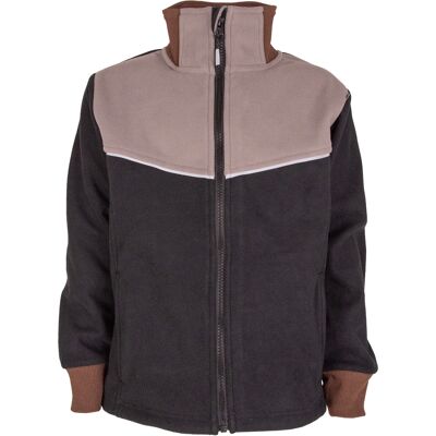 Lindberg Kids' Stormy Jacket Windfleece Grey/black 110 Lindberg Kids' Stormy Jacket Windfleece Grey/black 110