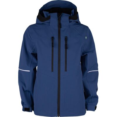Lindberg Kids' Drammen Shell Jacket Blue 110 Lindberg Kids' Drammen Shell Jacket Blue 110