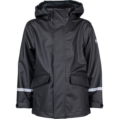 Lindberg Kids' Vestby Rain Jacket Fleece Black 140 Lindberg Kids' Vestby Rain Jacket Fleece Black 140
