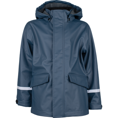 Lindberg Kids' Vestby Rain Jacket Fleece Iron Blue 130 Lindberg Kids' Vestby Rain Jacket Fleece Iron Blue 130