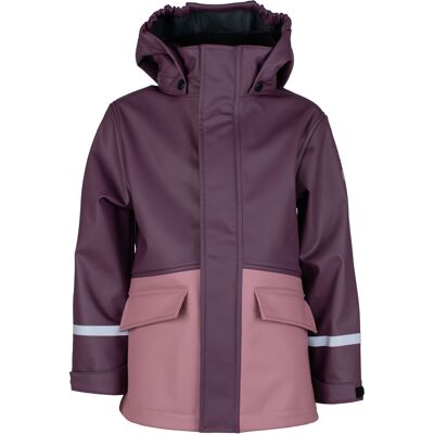 Lindberg Kids' Vestby Rain Jacket Fleece Purple/rose 110 Lindberg Kids' Vestby Rain Jacket Fleece Purple/rose 110
