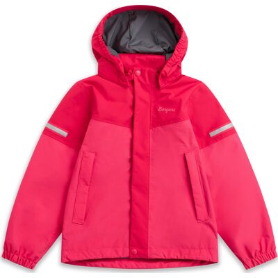 Bergans Kids' Lilletind 2L Shell Jacket Light Alpine Rose/alpine Rose 122 Bergans Kids' Lilletind 2L Shell Jacket Light Alpine Rose/alpine Rose 122